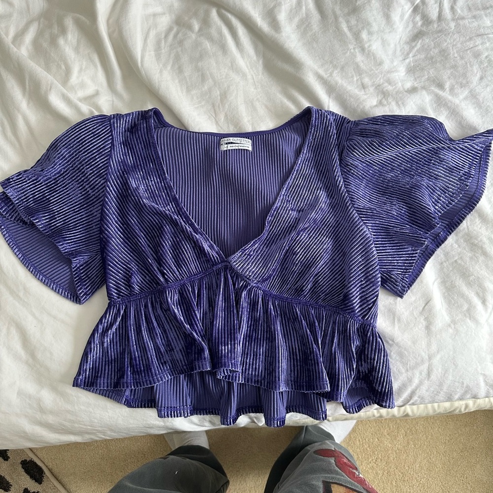 Urban outfitters purple blouse